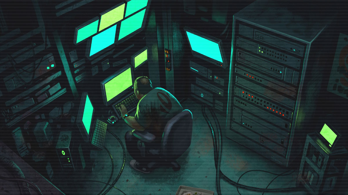 older hacker illustration