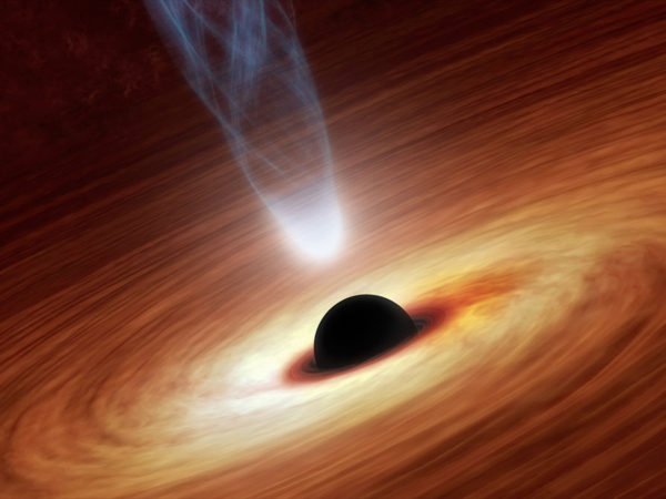 what a black hole’s spin tells us about its past