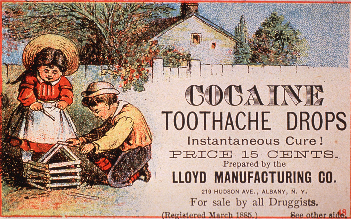 cocaine toothache drops ad