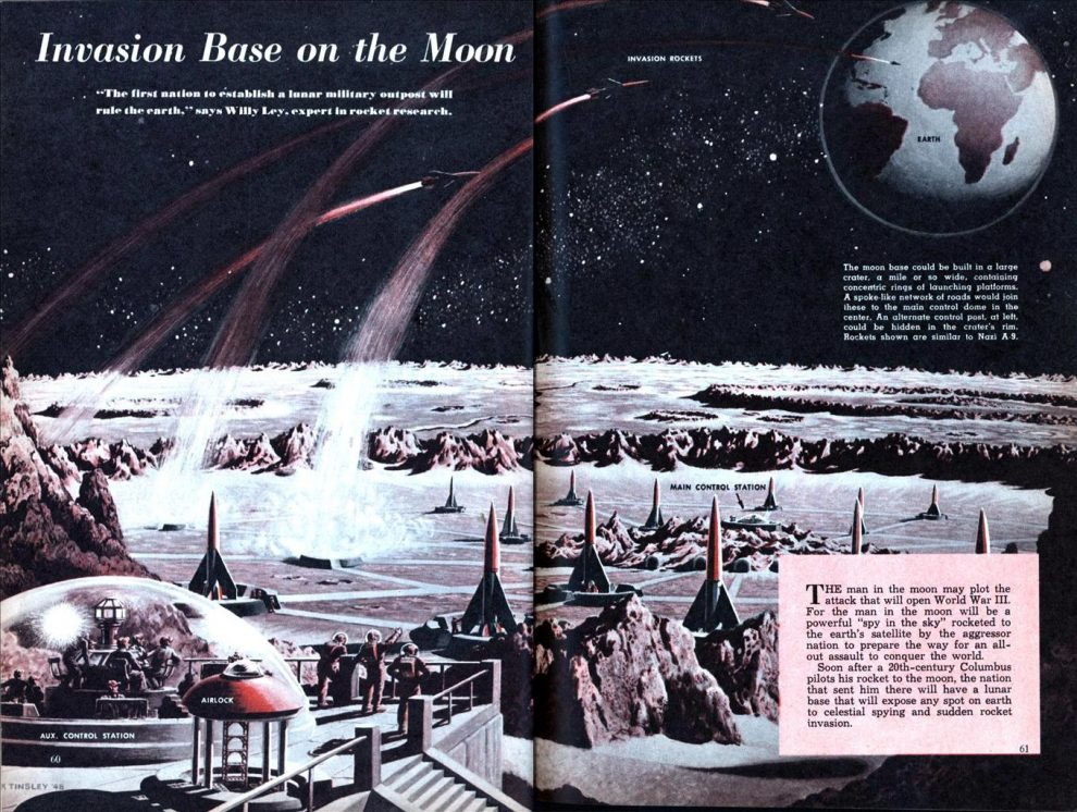cold war moon base article