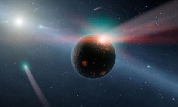 did asteroids and comets help create our continents?