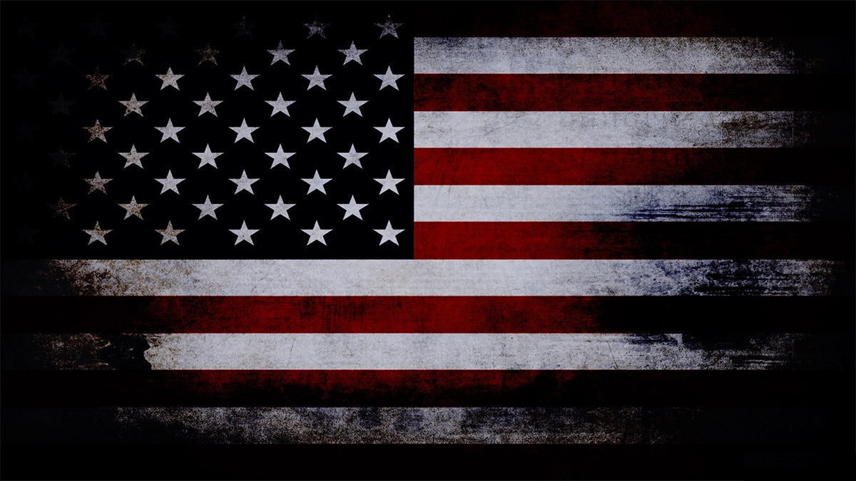dark american flag