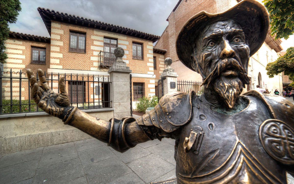 don quixote statue