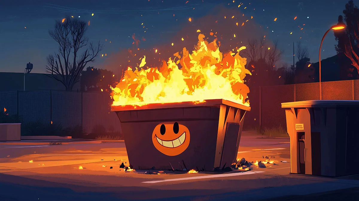 dumpster fire