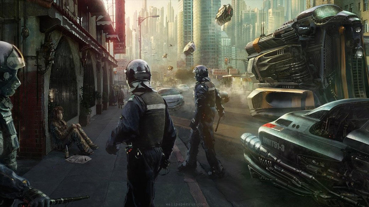 dystopian police