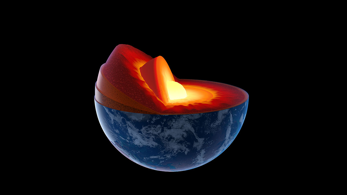 earth cross section layers