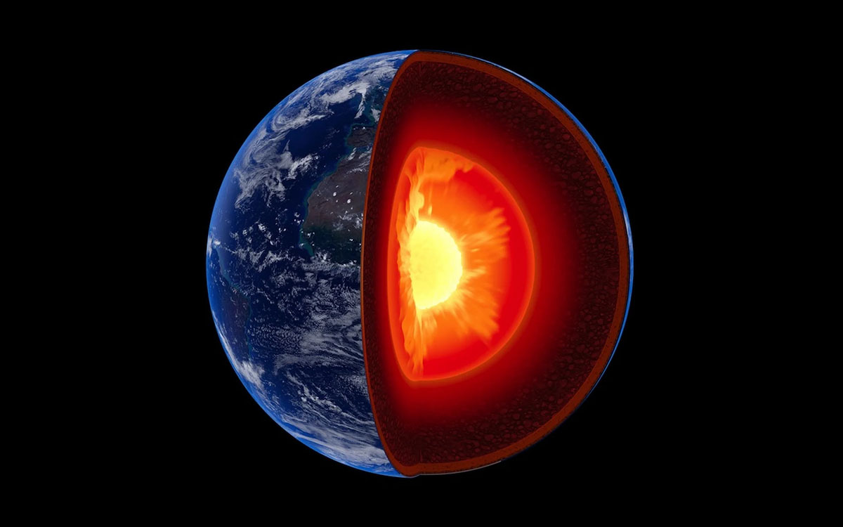 earth structure cutaway