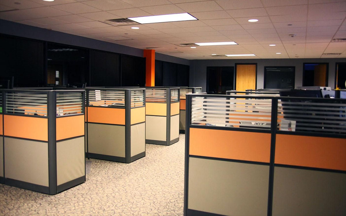 empty cubicles