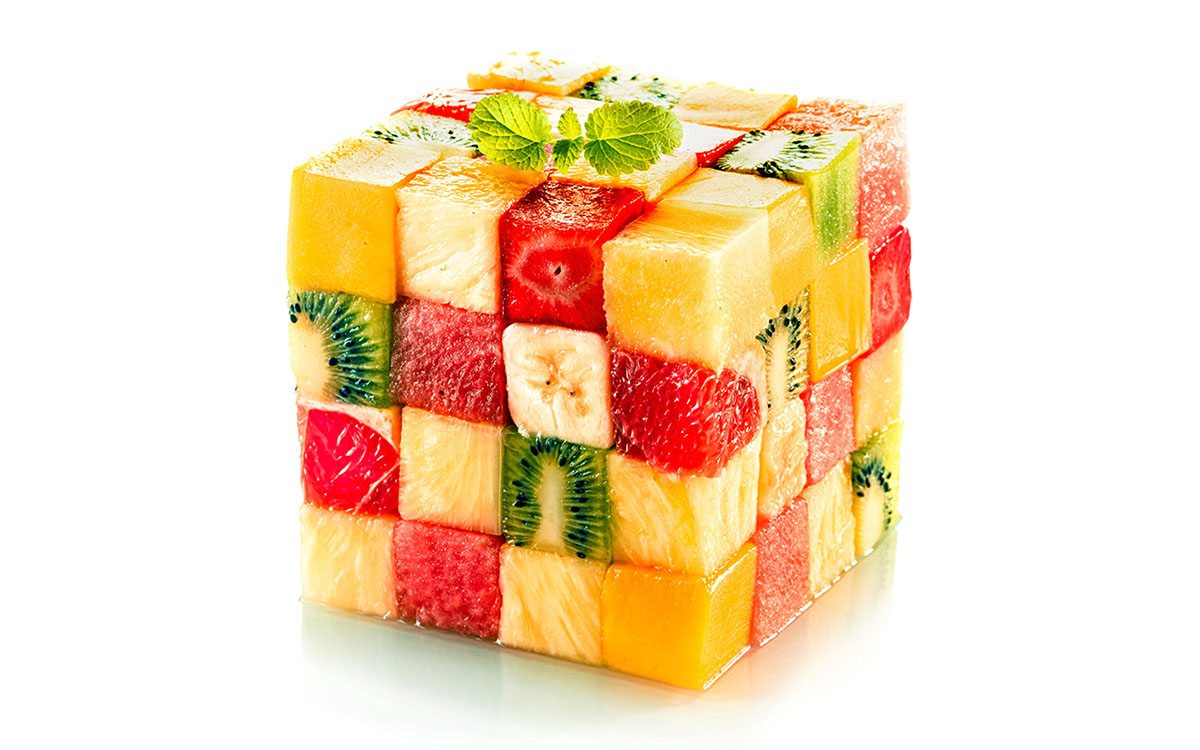fruit rubix cube