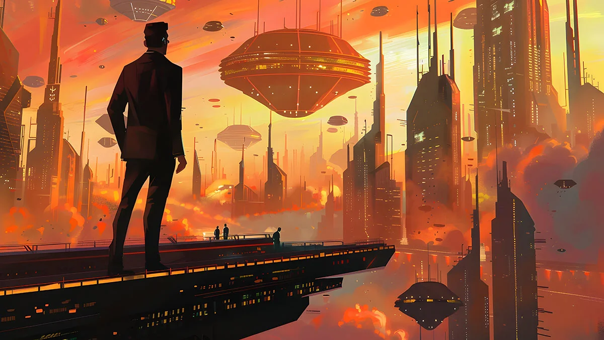 future world illustration