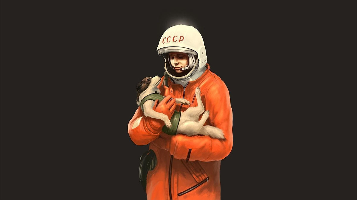 gagarin and laika