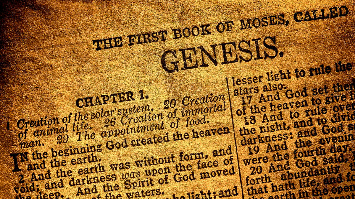 first page of genesis