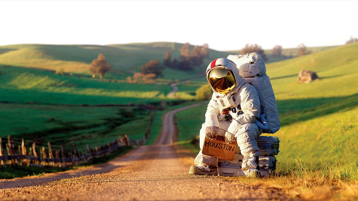 hitchhiking astronaut