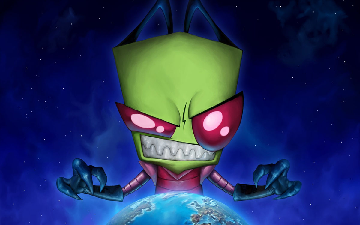 invader zim gloating