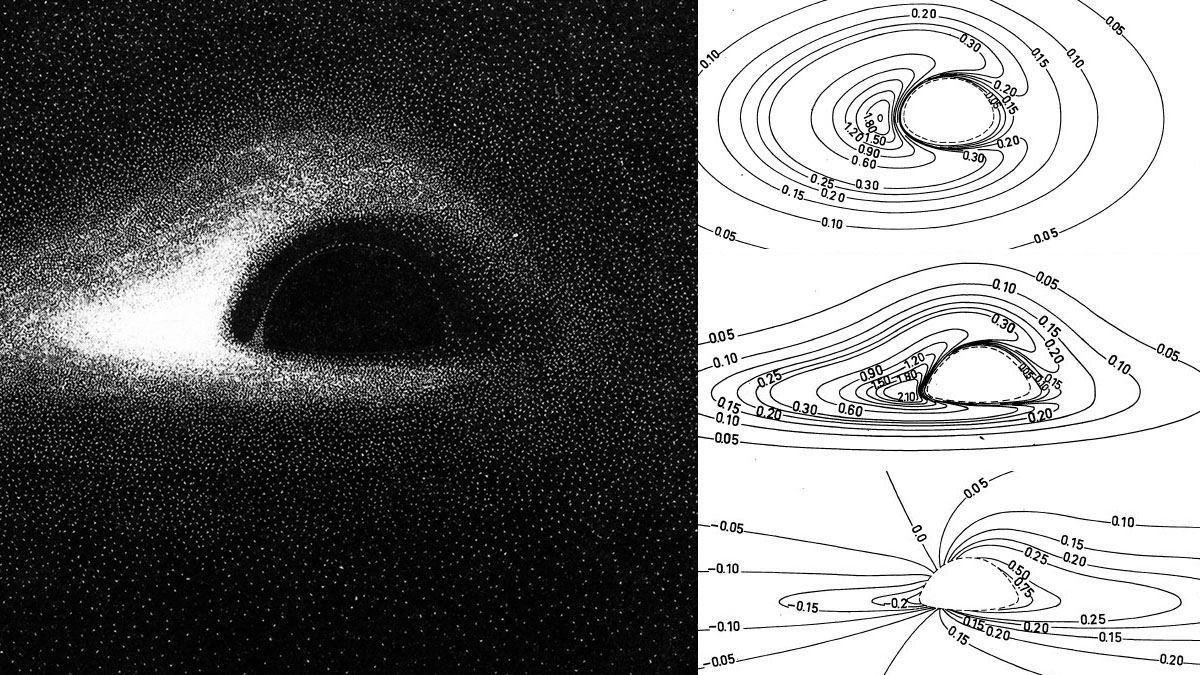Jean-Pierre Luminet 1979 black hole render