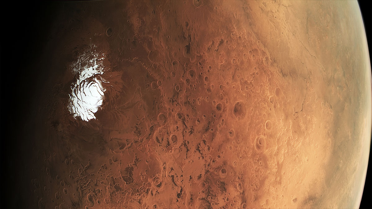 mars north pole