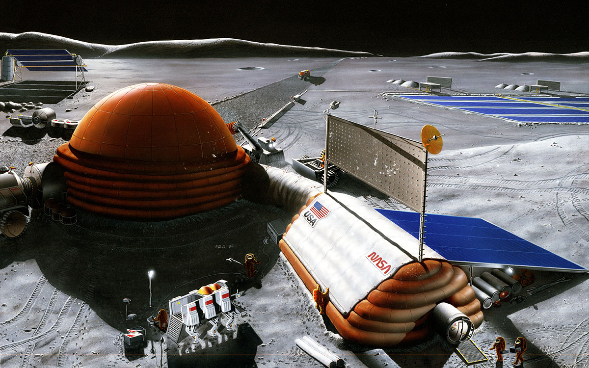nasa retro lunar base concept