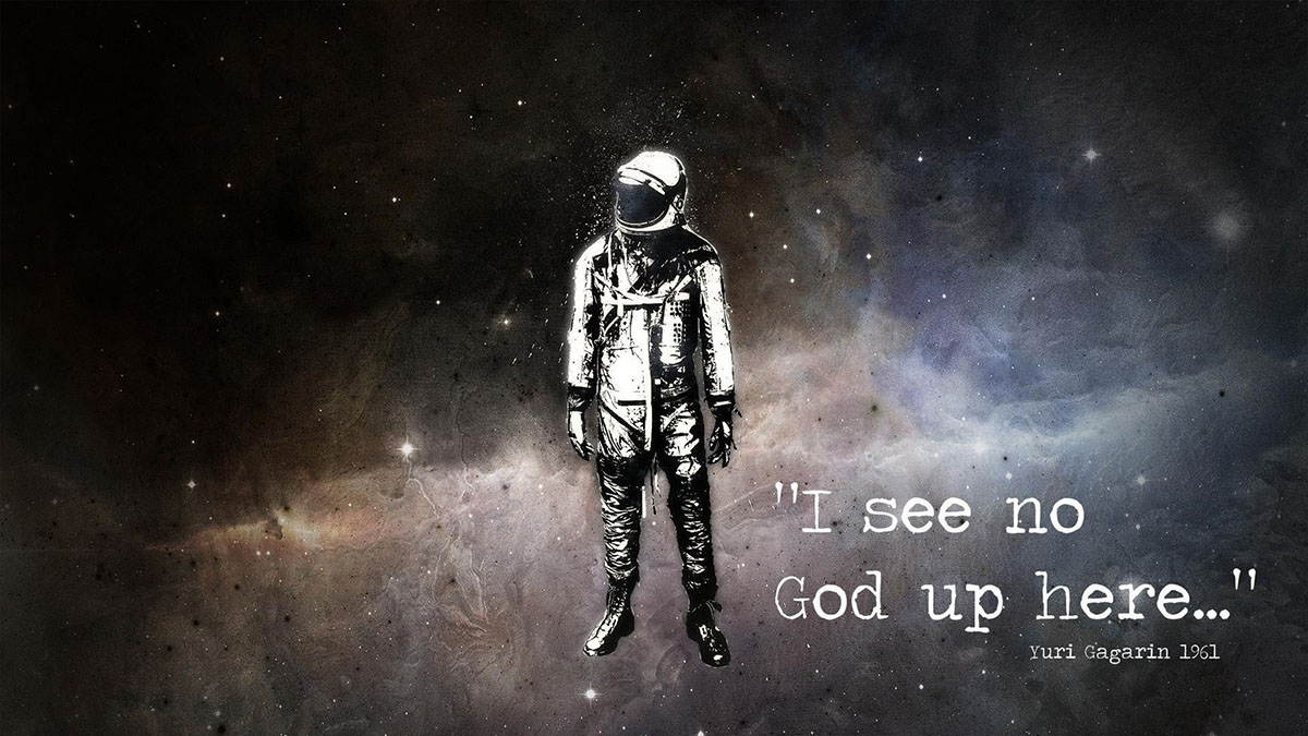 no god up there gagarin disputed quote
