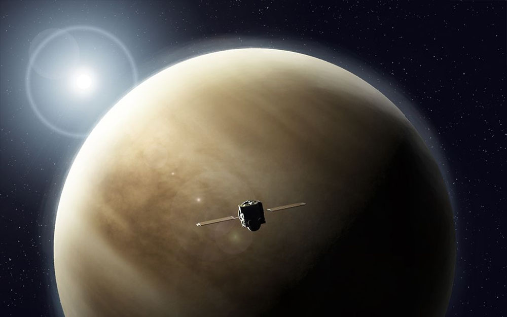 probe approaching venus