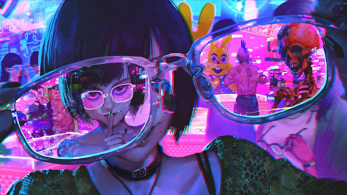psychedelic glasses