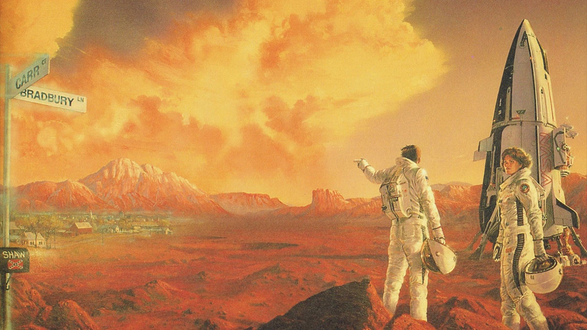 retrofuturistic mars