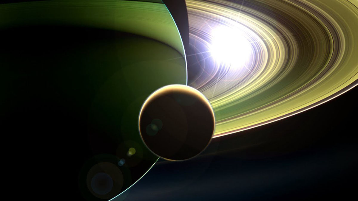 saturn and titan