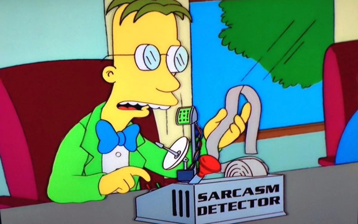 simpsons sarcasm detector