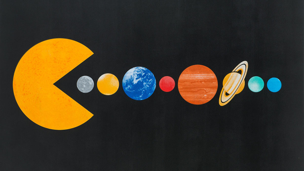 solar system pac man