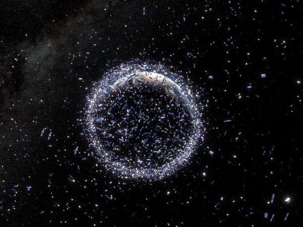 cleaning up space junk one piece at a time?