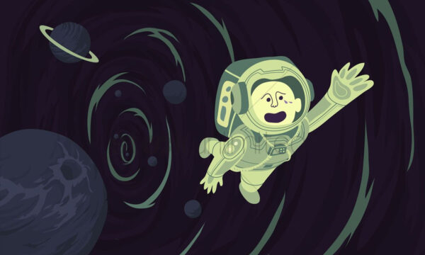 can you really fall into a black hole? or, fun with time dilation.