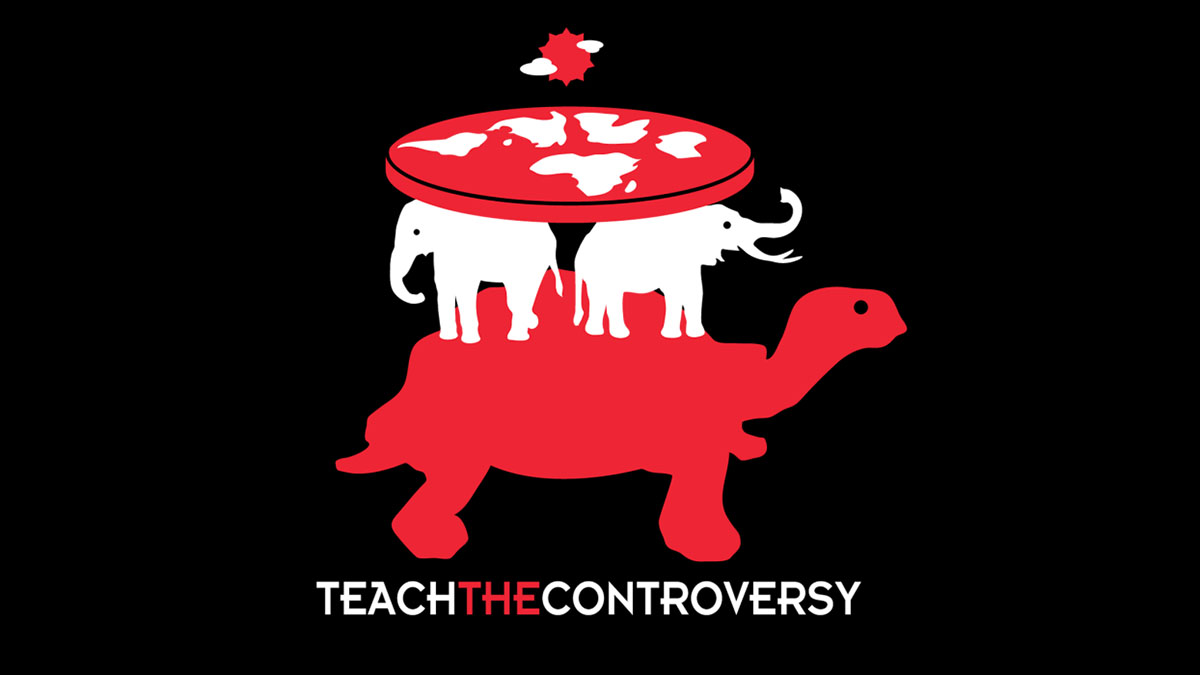 teach the controversy flat earth