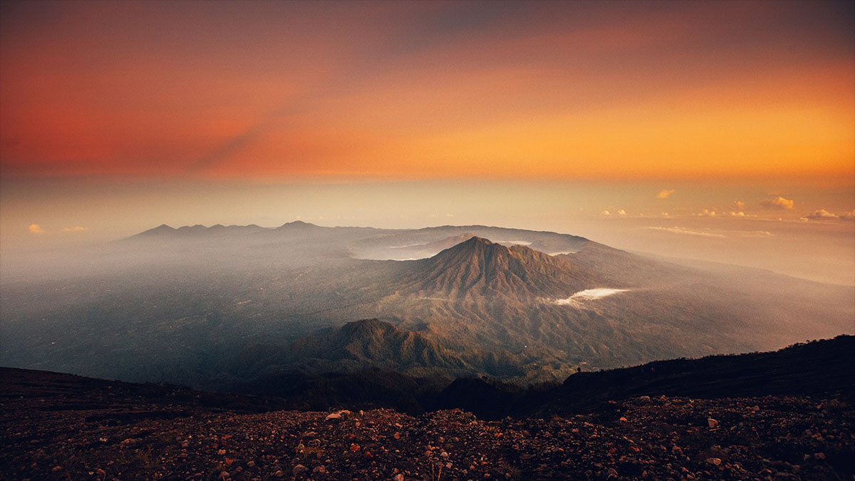 volcanic crater