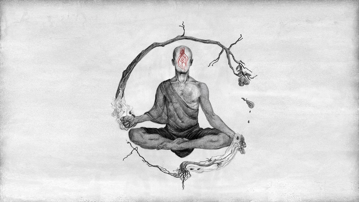 zen monk concept